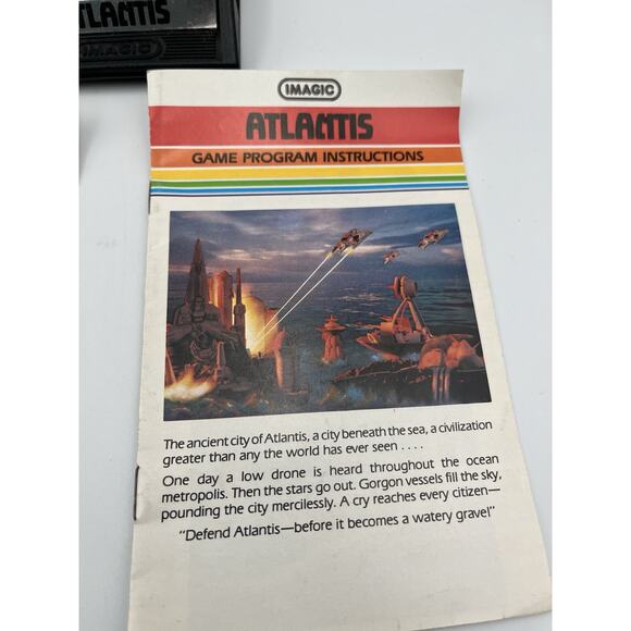 Atari 2600 Atlantis from Imagic with Manual - Picture 7 of 9
